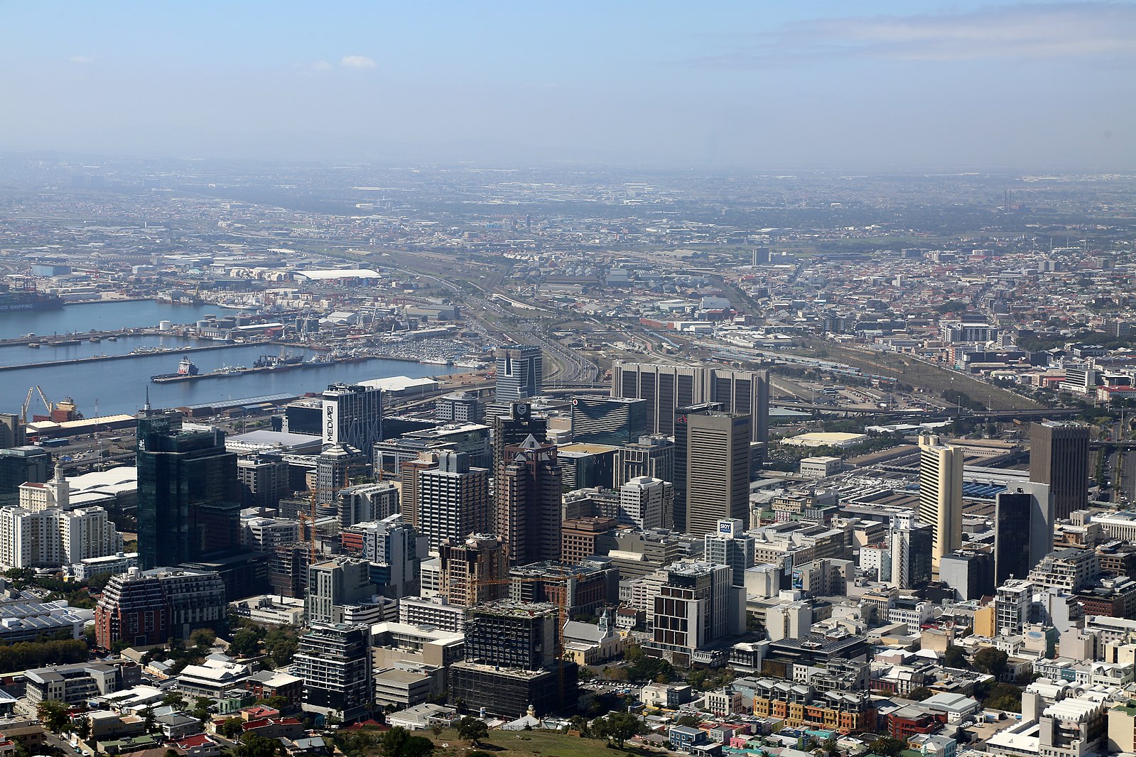 le quartier central des affaires du cap