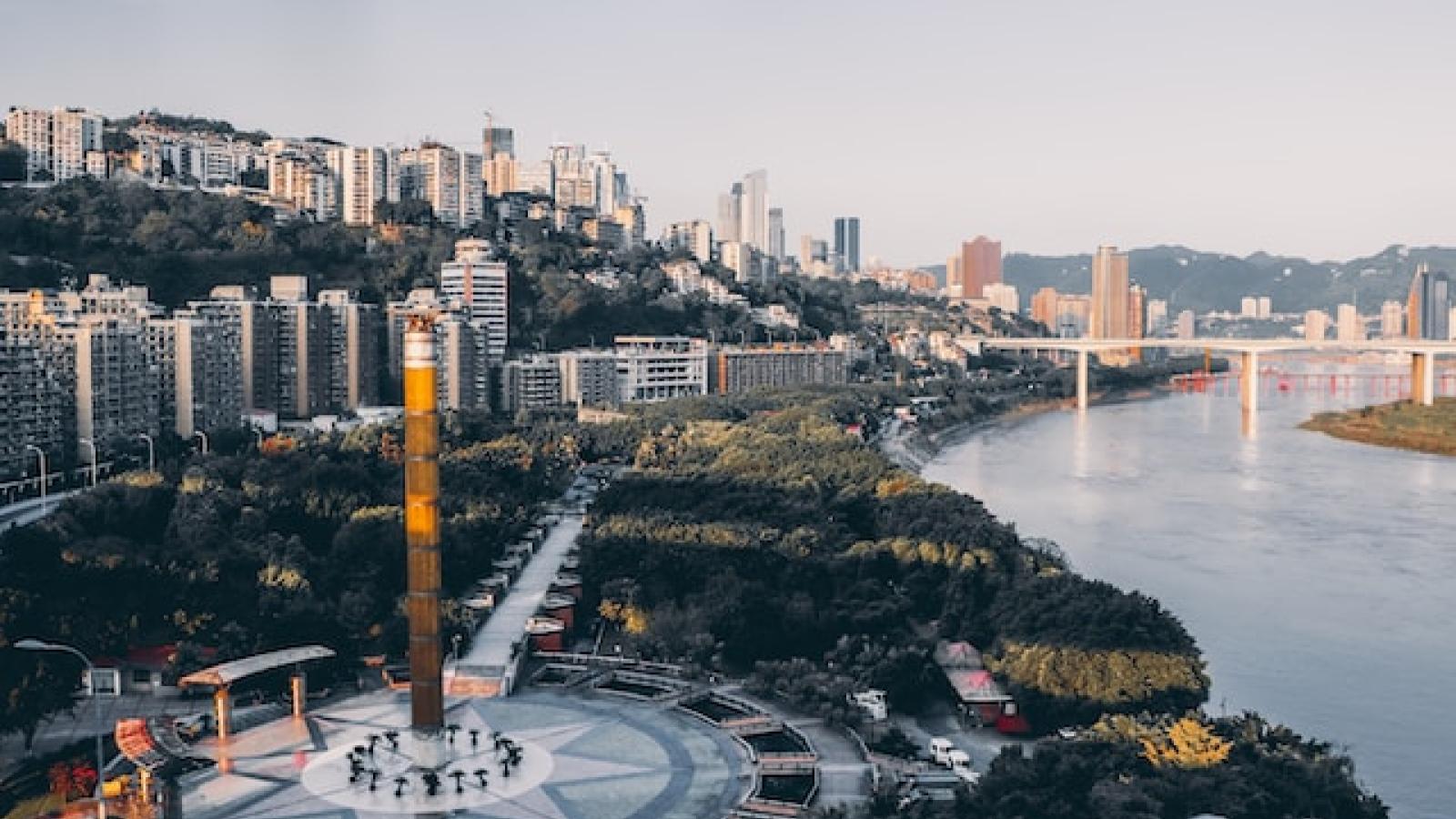 une vue de chongqing