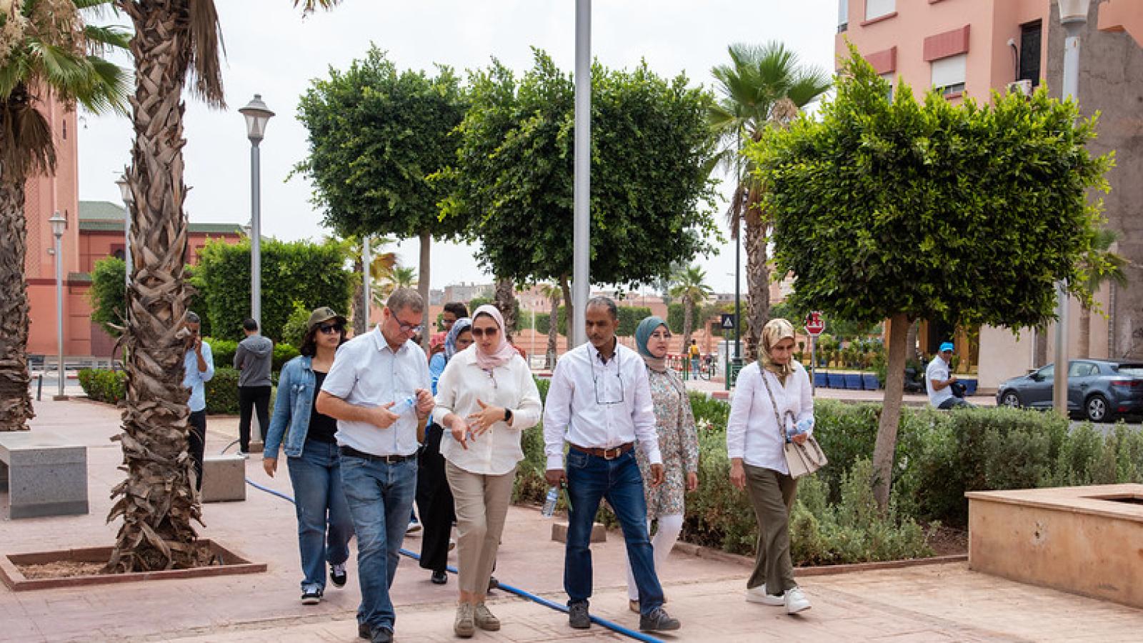 participants au laboratoire urbanshift de marrakech