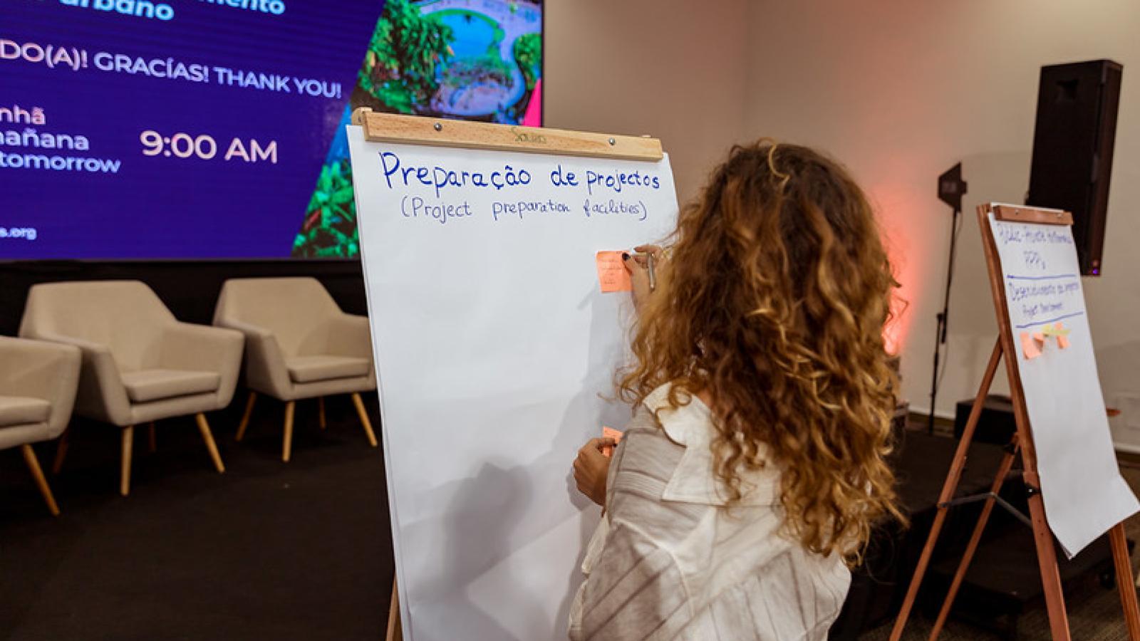 Activité de cours sur le financement climatique urbain