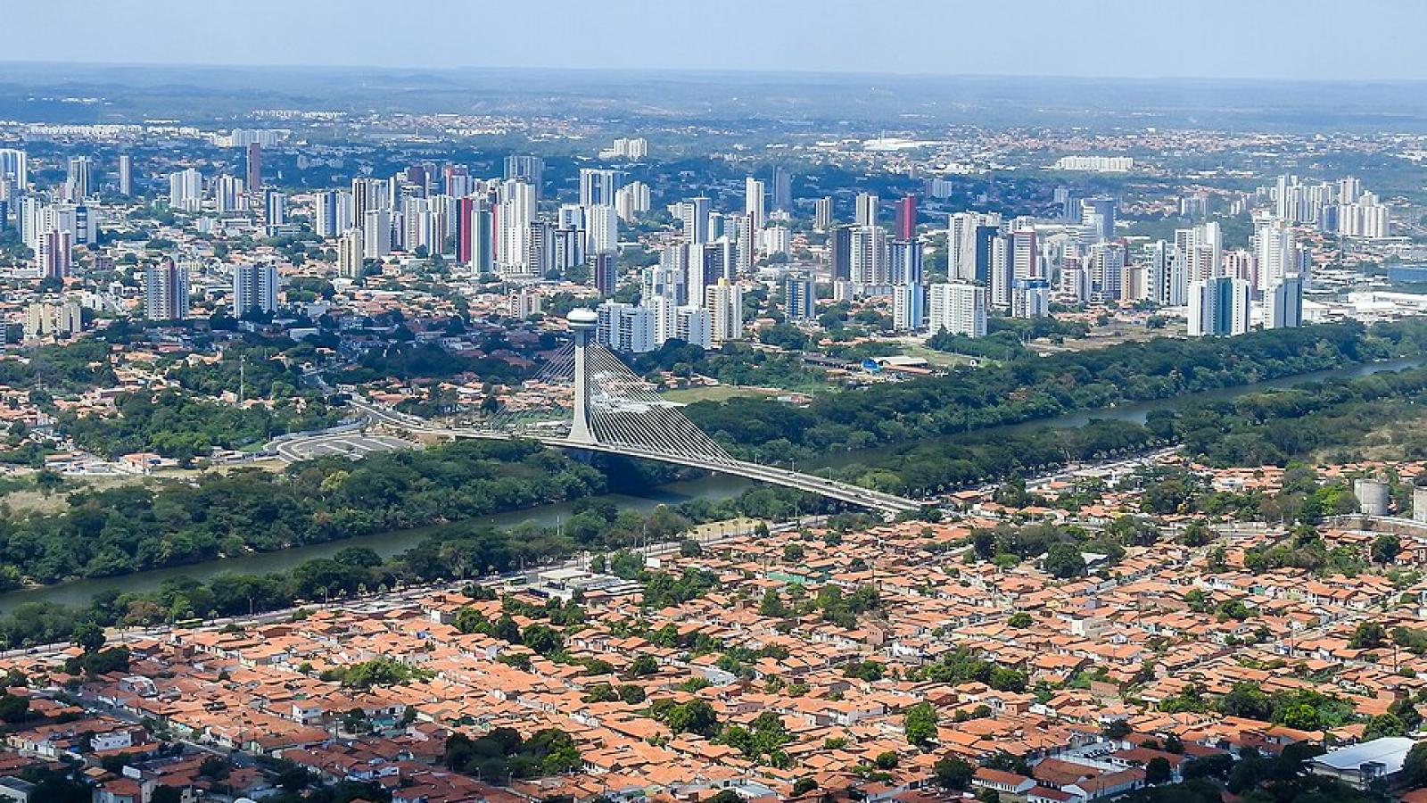 Vue aérienne de Teresina, Brésil