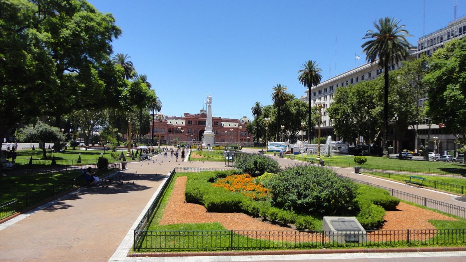 Avenue à Buenos Aires, Argentine