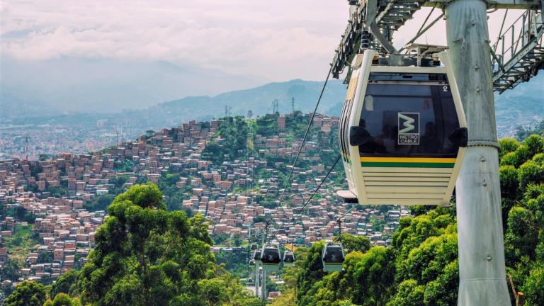 Téléphériques à Medellin, Colombie