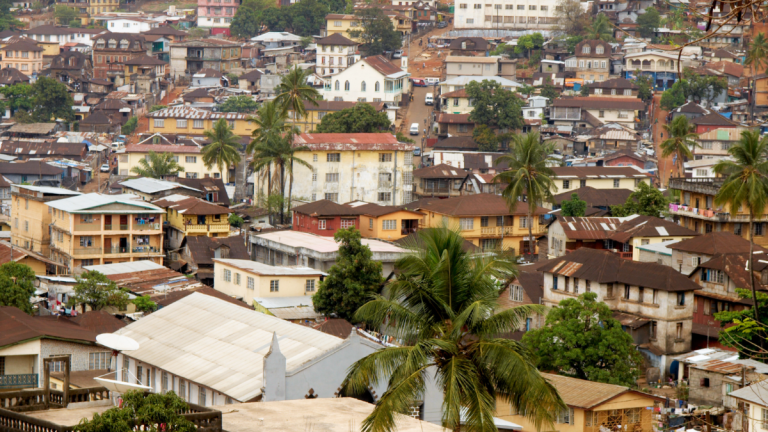 vue de freetown