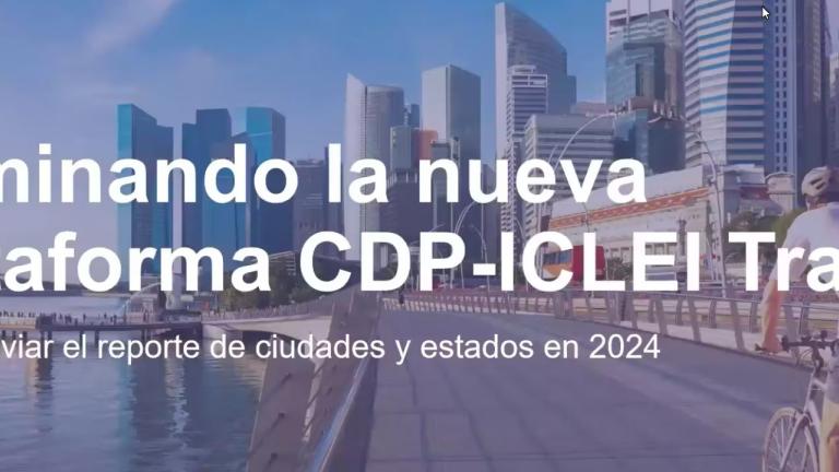 La nouvelle plateforme CDP -ICLEI Track est dominante