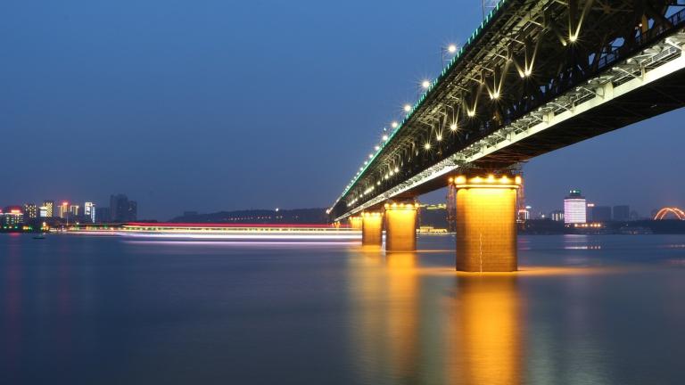 Pont à Wuhan, Chine