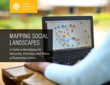 Page de couverture de la cartographie des paysages sociaux
