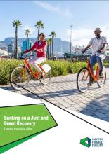 banking on just and green recovery couverture du rapport c 40