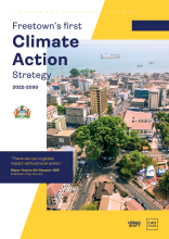 Couverture du document du plan d'action climatique de Freetown