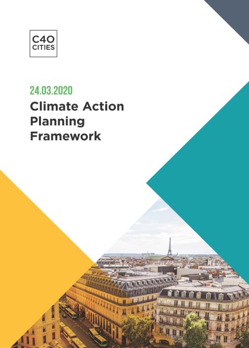 Photo de couverture du cadre de planification des actions climatiques