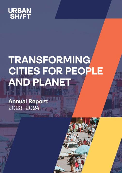 la couverture du rapport annuel 2023-2024 d'urbanshift